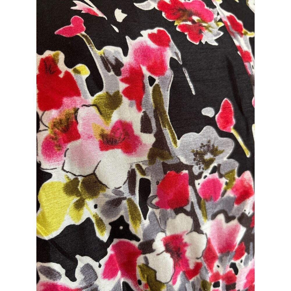 Jessica Howard Floral Midi Dress Size 14 Wrap Bodice Semi Formal Garden Party - Picture 4 of 8